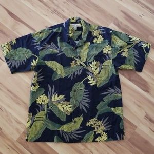 Tommy Bahama Hawaiian Aloha Shirt (100% Silk)